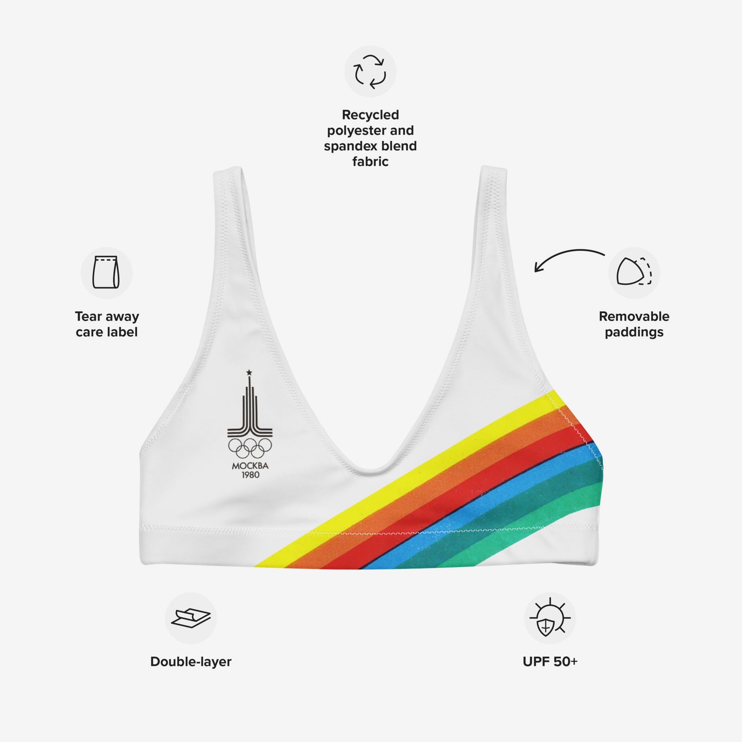 Moscow 1980 Games Swimming Bikini top