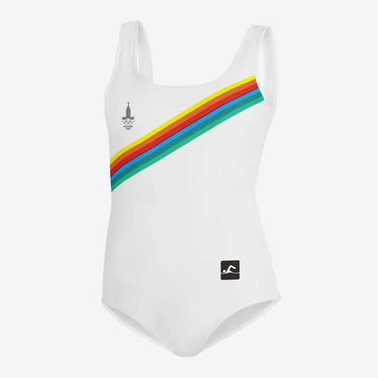 Moscow 1980 Soviet Olympic Games vintage youth swimsuit