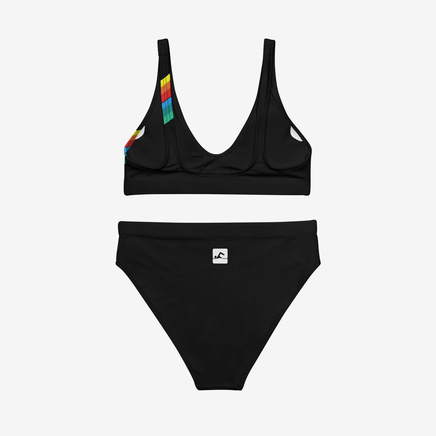 Moscow 1980 Games Black Bikini Set