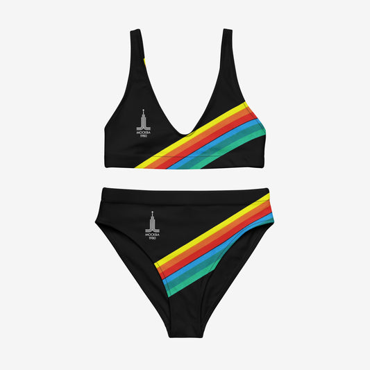 Moscow 1980 Games Black Bikini Set