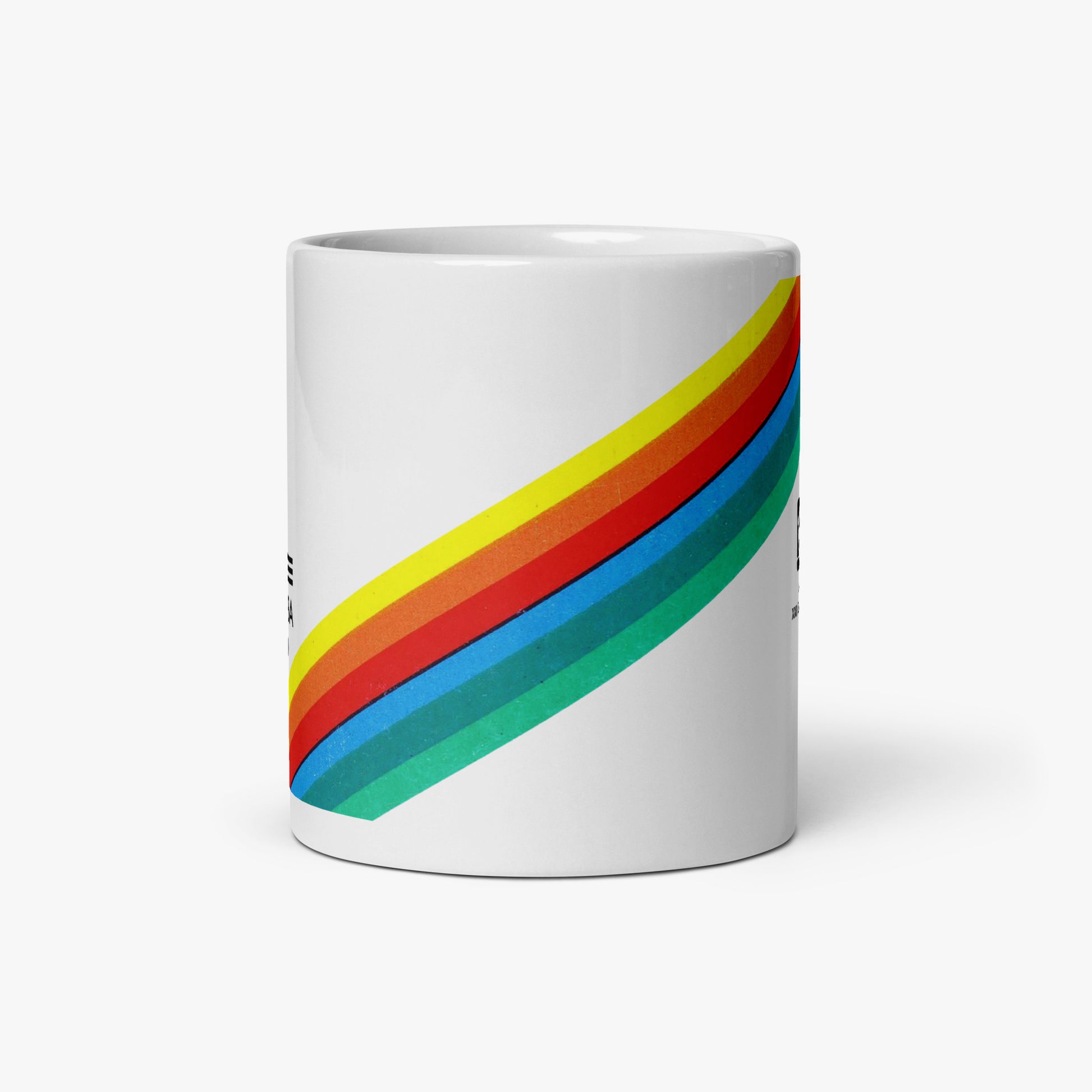 Soviet Olympics white mug - side