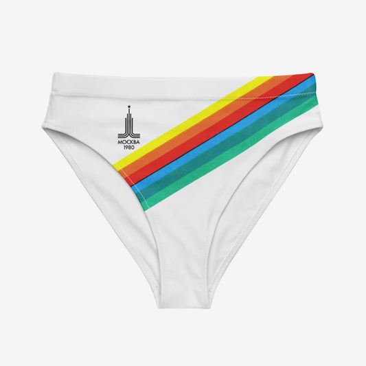 Moscow 1980 Bikini Bottom White